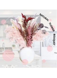 Generic Pink Pampas Grass Bouquet , Blush Dried Pampas Grass Decor, Dried Flower Bouquet for a Vase, and Flower Arrangement for Boho Home Wedding Decoration  - Image 4