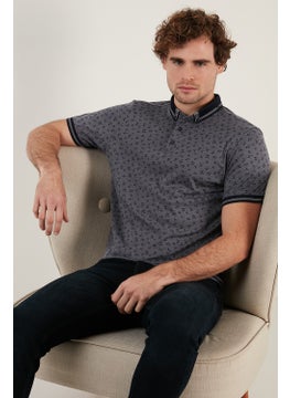 Buratti Cotton Blended Patterned Slim Fit Polo T Shirt Men's Polo T Shirt 646B3280  - Image 2