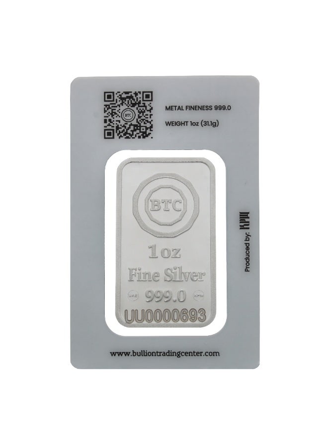 بي تي سي سبيكة فضة BTC بوزن أونصة واحدة حصان عربي - Image 2