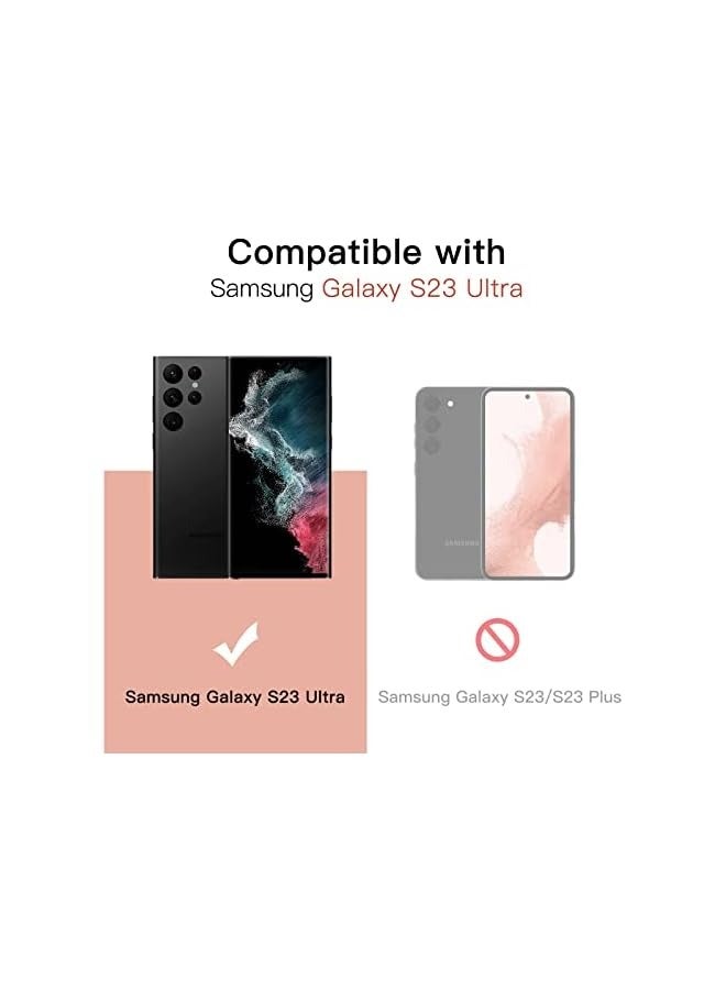 PROMASS Camera Lens Protector for Galaxy S23 Ultra 5G 6.8-Inch, 9H Tempered Glass Metal Individual Ring Cover, Easy Installation Tray, HD Clear, 1 Set (Phantom Black) - Image 2