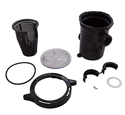Waterway Plastics غلاف مصفاة مضخة وايتروى بلاستيك 310-6500 هاي فلو مع غطاء وسلة - Image 3