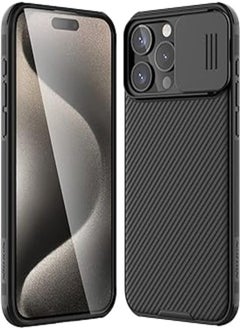 Nillkin CamShield Pro Series Cover Case Designed For Apple iPhone 15 Pro Max - Black