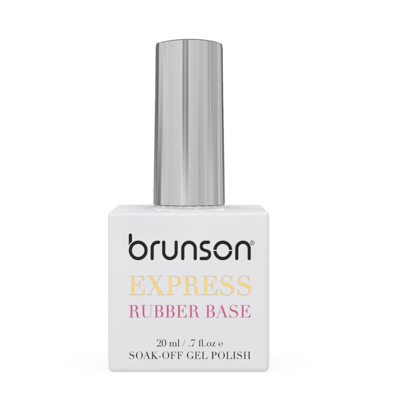brunson TPO free Rubber Base Gel polish 20ml Soak Off Base Coat for Nail Strengthening Long Lasting Gel Polish Base for Chip Free Shine Brittle Nails UV Rubber base Russian manicure Non Yellowing salon manicure - Image 1