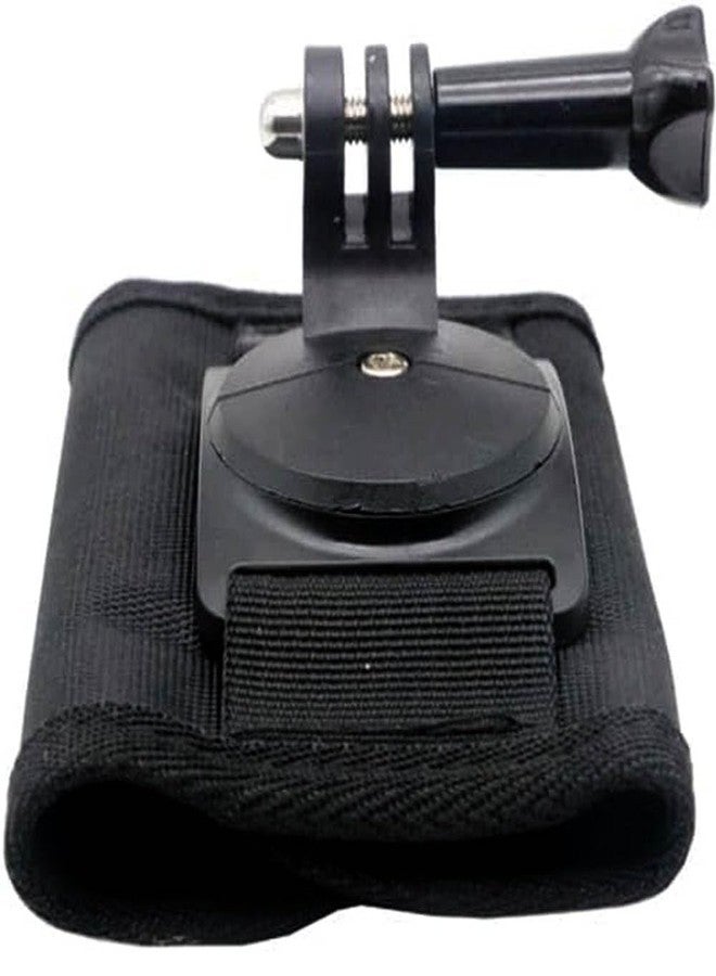 STELA 360 Degree Rotating Quick Release Strap Mount Shoulder Backpack Mount Compatible with Go-Pro Hero DJI Osmo Action Camera - Image 1