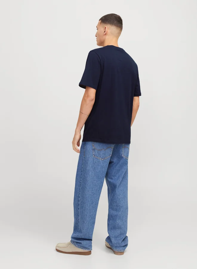 JACK & JONES Graphic Print Crew Neck T-Shirt