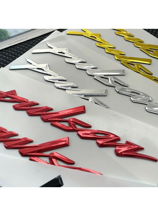 ملصقات شعار الدراجة النارية الحمراء لموديلات باجاج بولسار - سهلة التطبيق والإزالة - Image 4