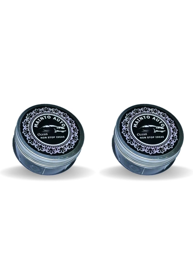 مينتو اوتو علبة معطر جو للسيارة عرض 2في 1 ، الرائحة: المحيط، 2 قطعة, معطر هواء للسيارة. - Image 1