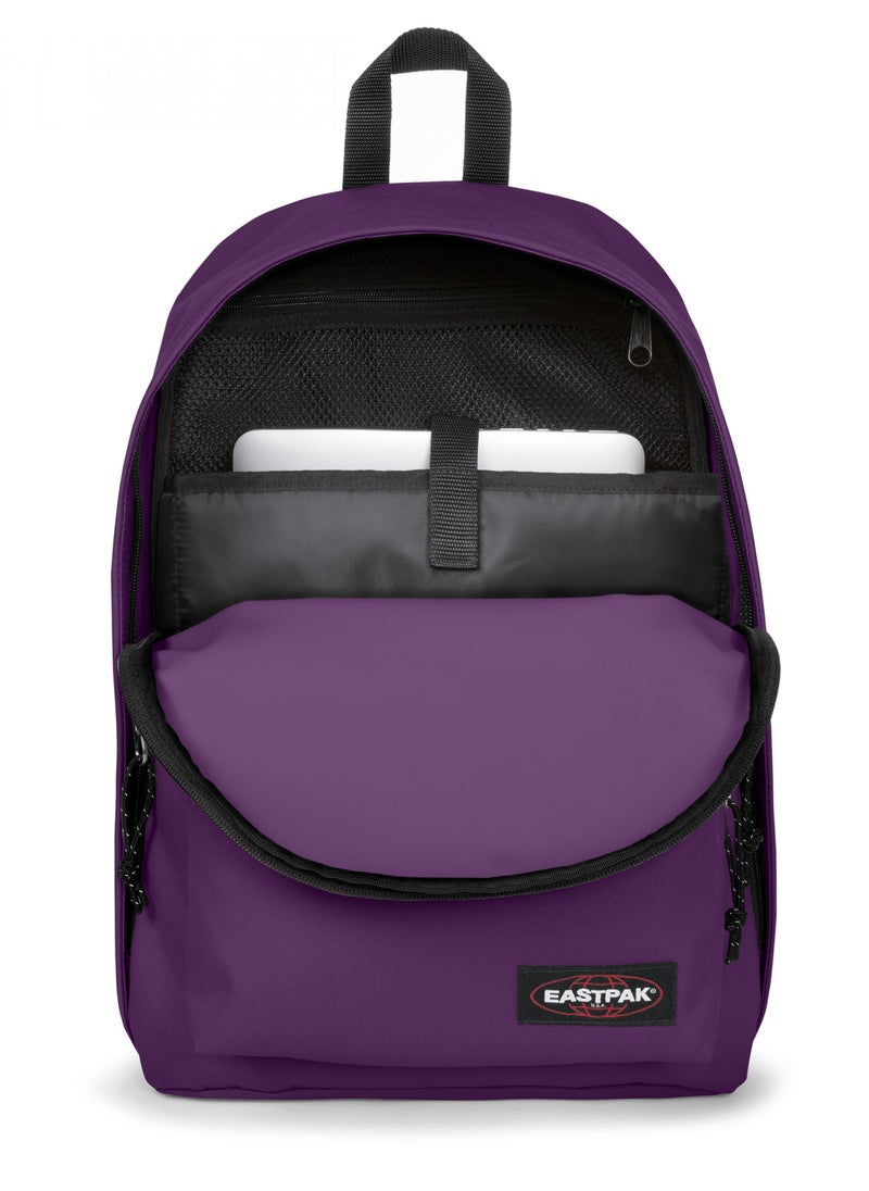 EASTPAK Out Of Office Medium Backpack With Laptop Protection Eggplant Purple  - Image 2