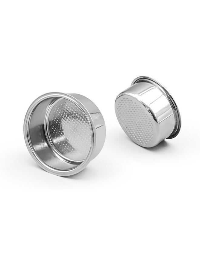 1 قطعة سلة تصفية غير مضغوطة مقاس 51 مم، منخل مزدوج الكوب لمرشح قهوة مقاس 51 مم - Image 3