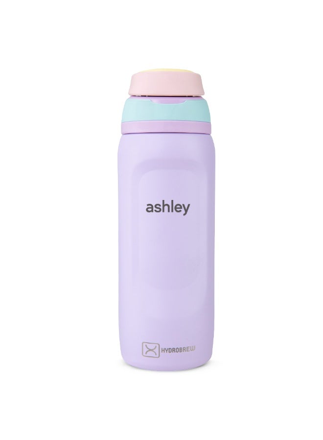 Hydrobrew Personalized Sip Switch Stainless Steel Water Bottle - Berry Cream - Image 1