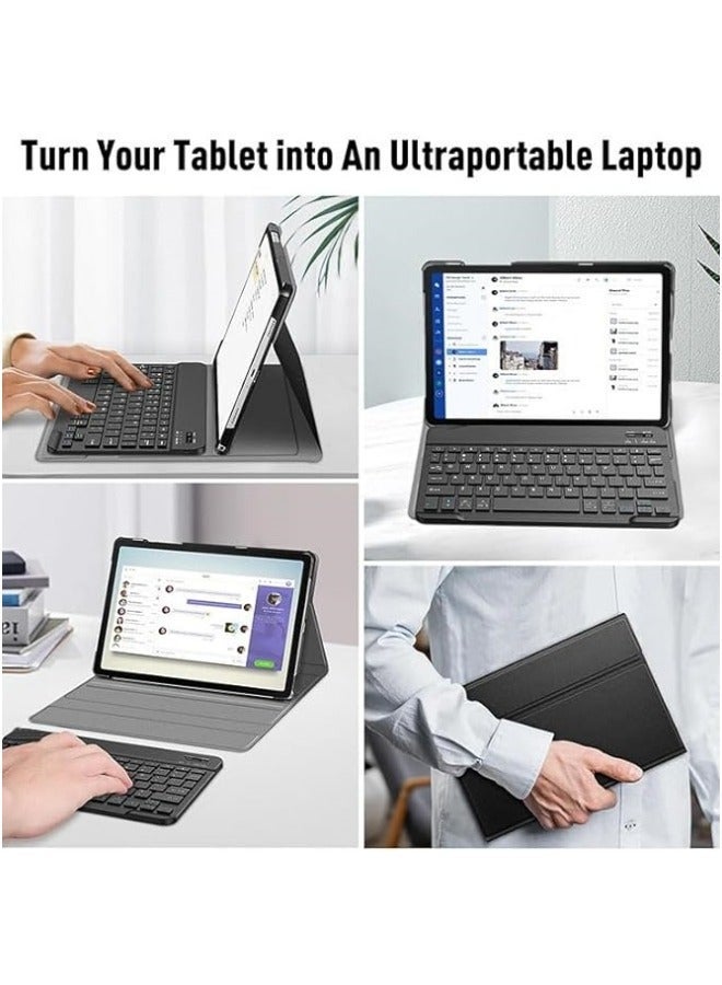 general Keyboard Case Compatible with Samsung Tab A9 Plus (X210/X216/X218), Slim Lightweight Stand Cover with Magnetically Detachable Wireless Bluetooth Keyboard - Image 5