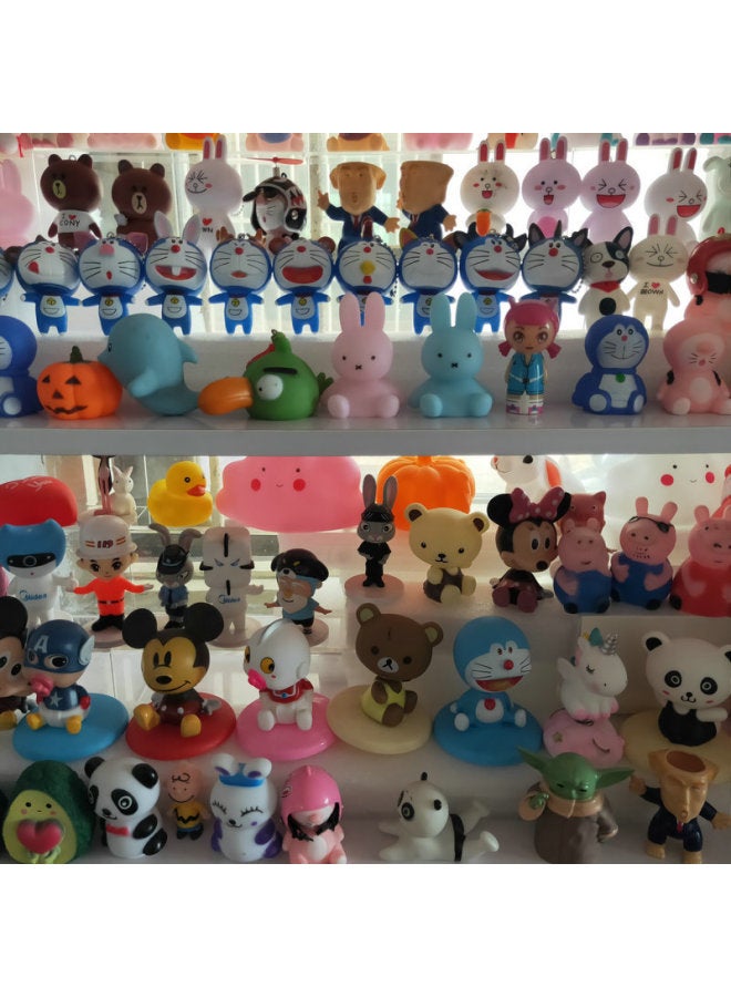 Manufacturers To Map To Sample Vinyl Toy Key Chain Pendant Pinch Call Pen Set Luminous Toy Sample-Color:Net Red Duck  - Image 5
