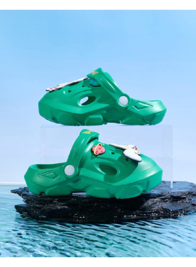 Bumblebee Boys' Crocs Summer Breathable Kids' Home Slippers Openwork Outdoor Beach Shoes Stylish Unisex Girls' Casual Trendy Sandals - Image 1