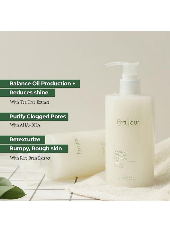 Fraijour Original Herb Wormwood O₂Mask Pack 10.14Fl.Oz/300Ml - Image 2