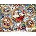 White Mountain 500 Piece Jigsaw Puzzle Winter Santa Collage Puzzles with Large Pieces Gift for Adults 18x24 Christmas Frames - Image 2