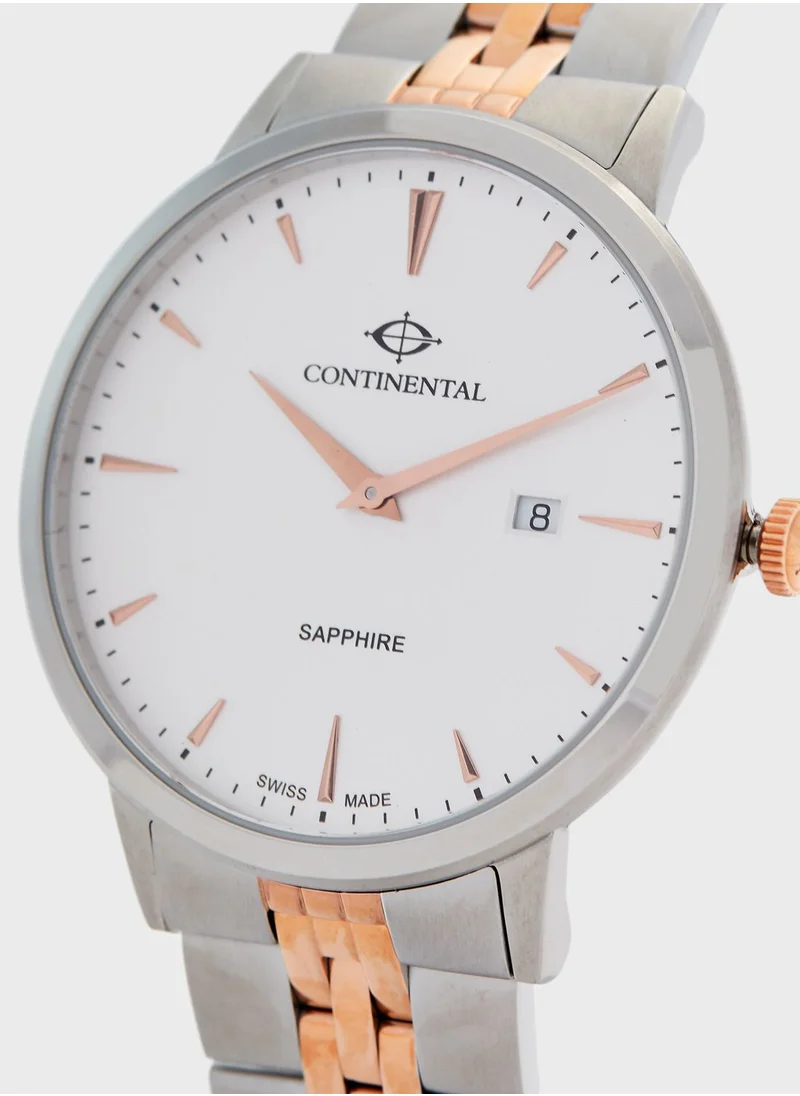 CONTINENTAL Steel Strap Analog Watch