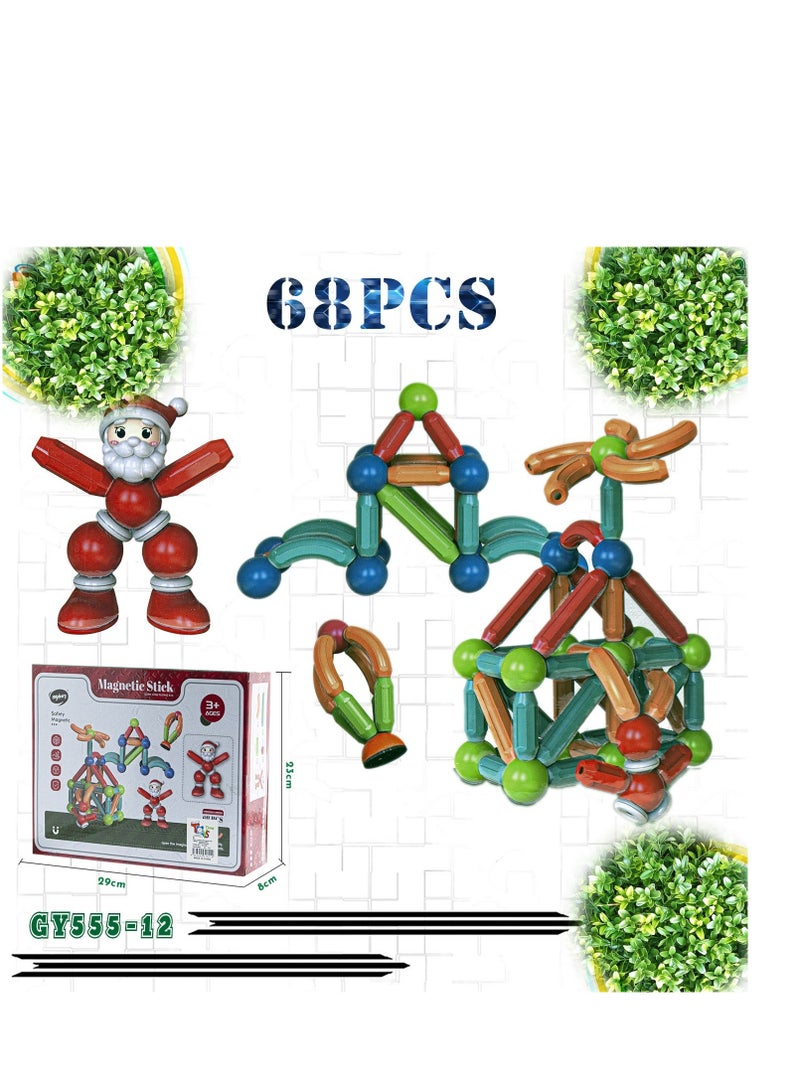 Magnetic building blocks for kids