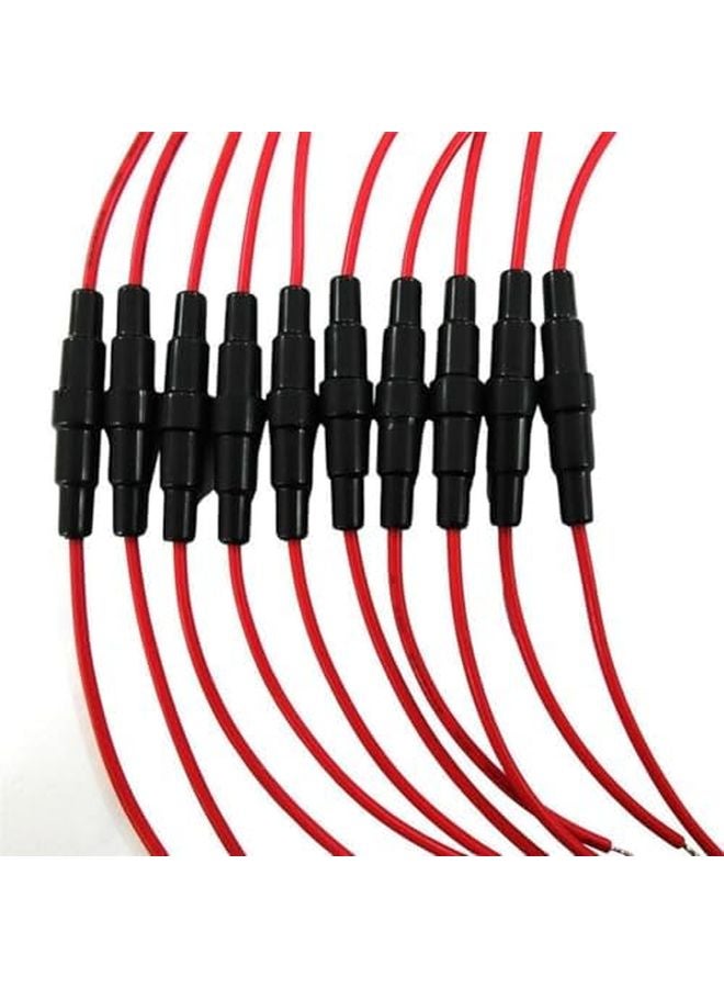10 PCS 5x20mm Inline Screw Type Fuse Holder Replacement Wire Leaded Sleeve - Image 4