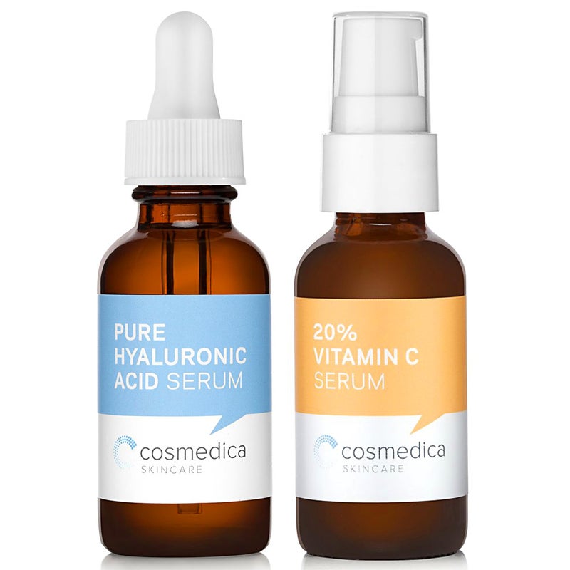 Cosmedica Skincare Set- Vitamin C Super Serum and Pure Hyaluronic Acid - Image 1