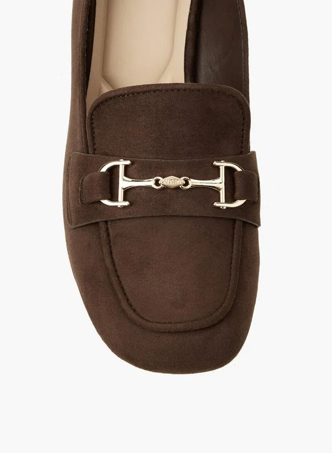 Celeste BROWN Women Slip On Block Heels for Women | Best Price UAE