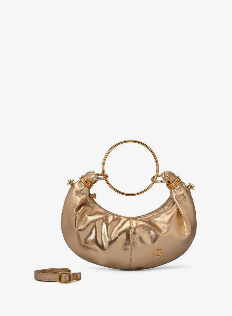 Carmen Steffens  Golden Gold Bracelet Bag for Women | Best Price UAE