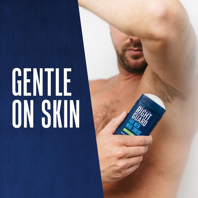 Right Guard Sport Fresh Scent Antiperspirant & Deodorant Invisible Solid - 4-in-1 Deodorant For Men, Blocks Sweat, 48-Hour Odor Protection, Quick-Drying, & Long-Lasting, 2.6 oz (6 Pack) - Image 3