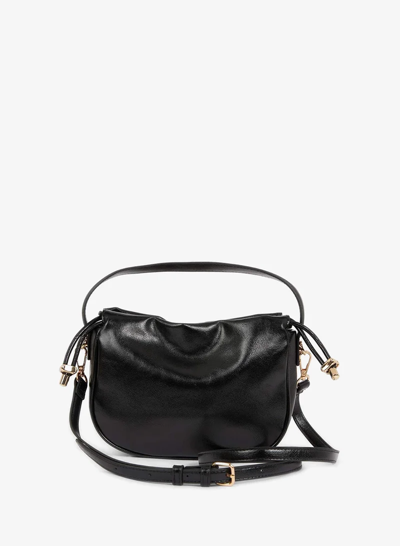 Faux Leather Crossbody Bag