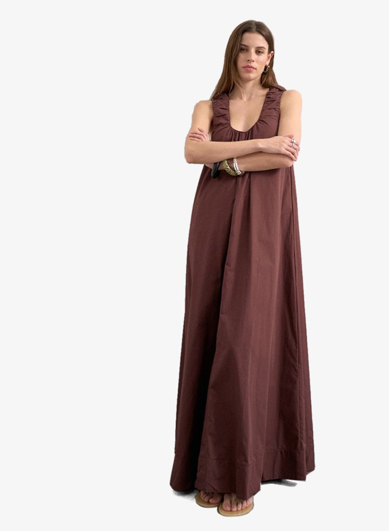TOPSHOP Casual Sleeveless Maxi Woven Dress - Image 1