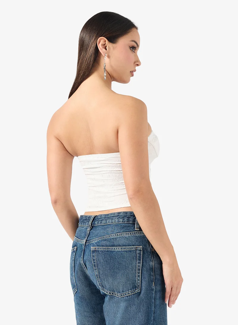 Ginger Structured Corset with Tie Up Detail