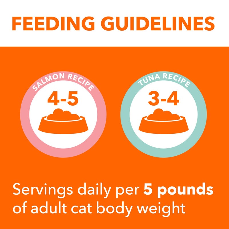 IAMS Perfect Portions Indoor Adult Wet Cat Food Cuts in Gravy Variety Pack, Salmon and Tuna Recipes, 2.6 oz. Easy Peel Twin-Pack Trays (12 Count, 24 Servings) - Image 4