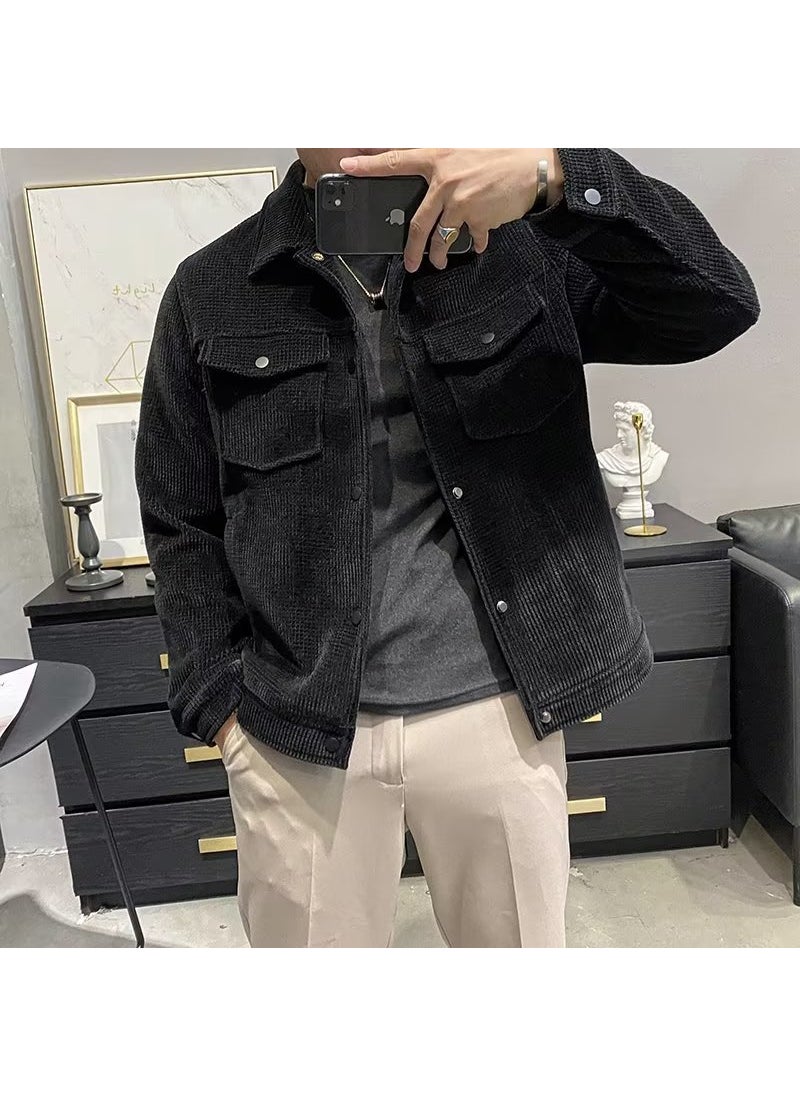 Generic - Winter Woolen Jacket Men Short Collar 785 apricot - Image 1