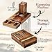 Tapeera Wooden Magnetic Dice Tower with Tray Dungeons and Dragons Accessory Portable Dice Roller for Tabletop RPG DND Gifts - Image 4