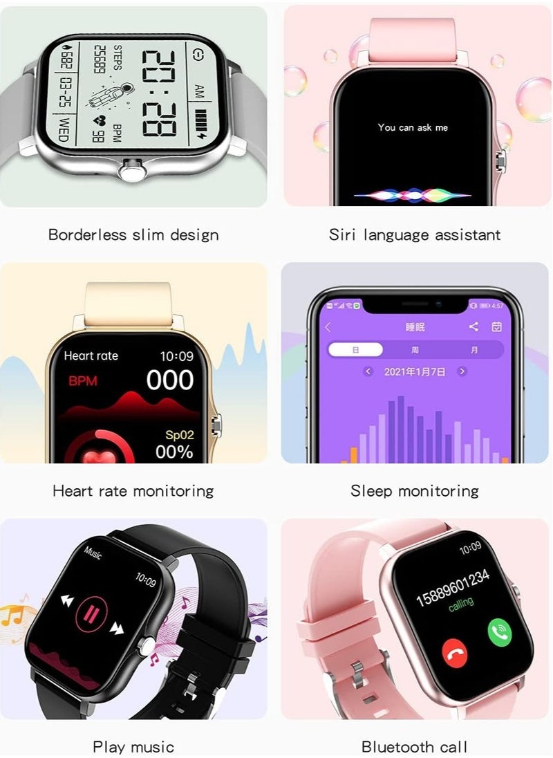 Furtey - Smartwatch Men Women Smart Watch 1.69" Screen with IP67 Waterproof for Android iOS - Image 1