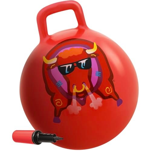 WALIKI Space Hopper Adults 13101 Outdoor Hippity Hop Game Jumping Ball Hopping Ball Red 29 - Image 1