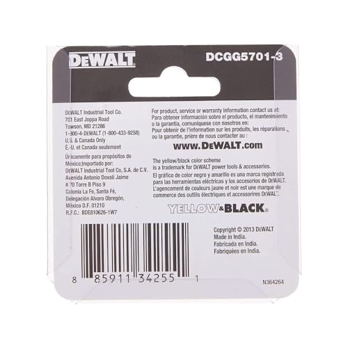 DEWALT موصل مسدس الشحم DEWALT، ثقيل الوزن، NPT، 1/8 بوصة، 3-pack (DCGG5701-3) - Image 3