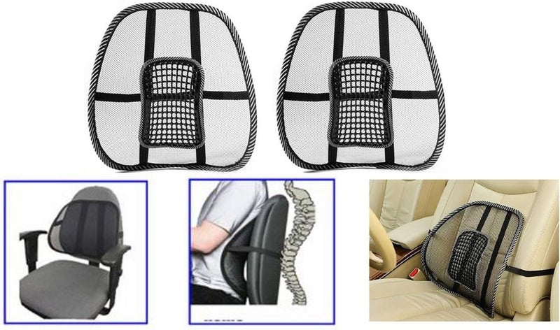 ALKAYAN Car Back Rest, Pain Relief Lower Back Support Ergonomic Designed for Comfort ... - Image 1