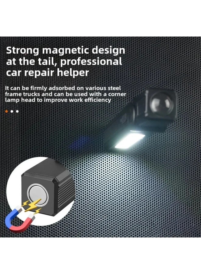 Loquat Portable Multi-Function Work Light 120° Rotating Local Illumination Magnetic Absorption Repair Car Light Portable-Color:Yd2328 Corner Work Light - Image 3