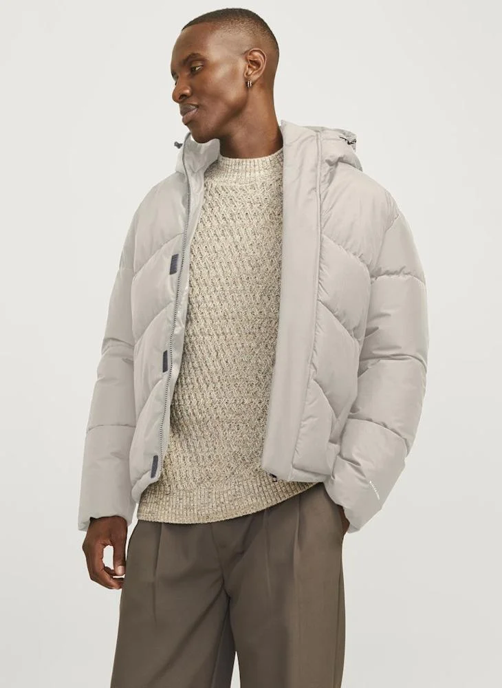 جاك اند جونز Essential Puffer Collar Jacket