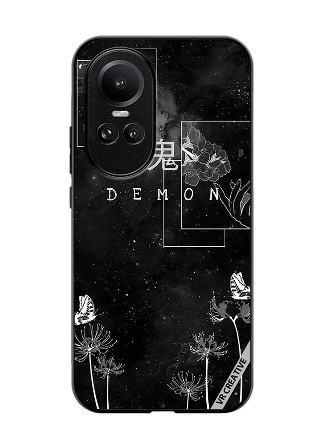 VR CREATIVE Protective Case Cover For Oppo Reno 10 Demon Design Multicolour - Image 1