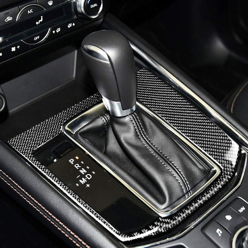 NVCNX Carbon Fiber Gear Shift Panel Cover for Mazda CX-5 - Image 5