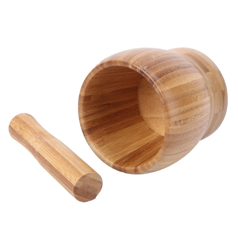 Modern Garlic Pounding Jar Pestle Set Non Slip Easy to Clean for Kitchen and Pharmacy - Image 1