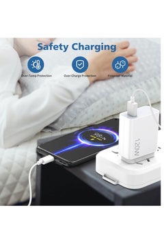 Generic 120W USB-C Fast Charger 2025 Upgrade Compatible with Xiaomi Mi 15/14/13/12/11, Mi Mix 4/3, Xiaomi Pad, Redmi Note 14/13/12/13 Pro, POCO X7/X6/X5/F4/X4, Black Shark 5/4 Includes 6A Type-A to USB-C Cable  - Image 5
