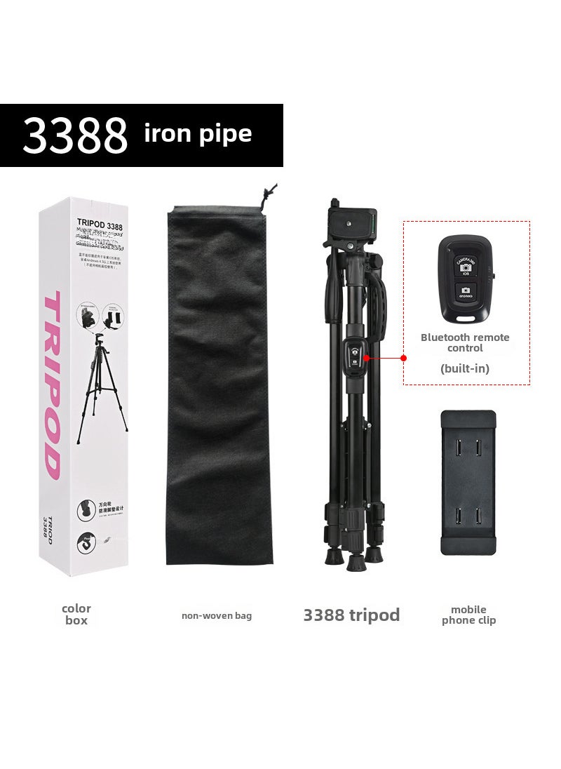 Generic Portable Camera Tripod Stand for Photography 3388 Iron Pipe 140cm 