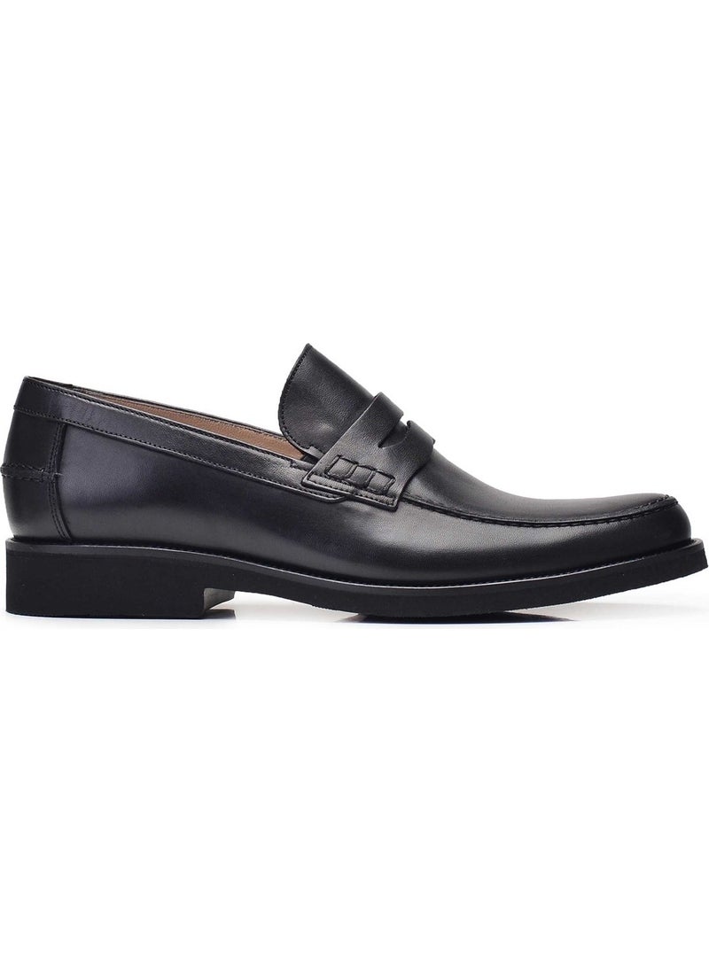Nevzat Onay Genuine Leather Black Casual Loafer Men's Shoes -10780-  - Image 1