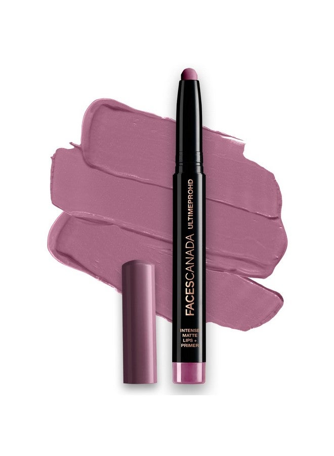 Facescanada FACESCANADA Ultime Pro Hd Intense Matte Lips + Primer - Burnt Amber 25, 1.4G | 9Hr Long Stay | Primer Infused For Flawless Hd Matte Finish | Intense Color Lightweight Silky Smooth Cream Application  - Image 1