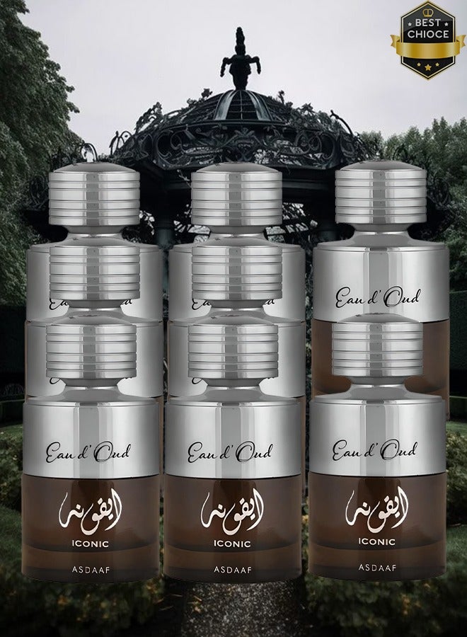 أصداف 8 قطع عطر ايكونيك او دي عود 100 مل - Image 1