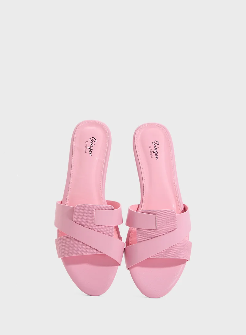 Ginger Crossover Strap Sandal