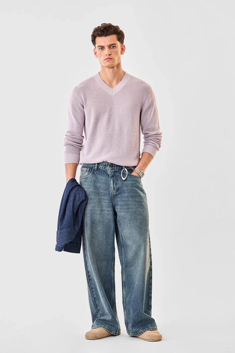 SNITCH V Neck Full Sleeve Sweater