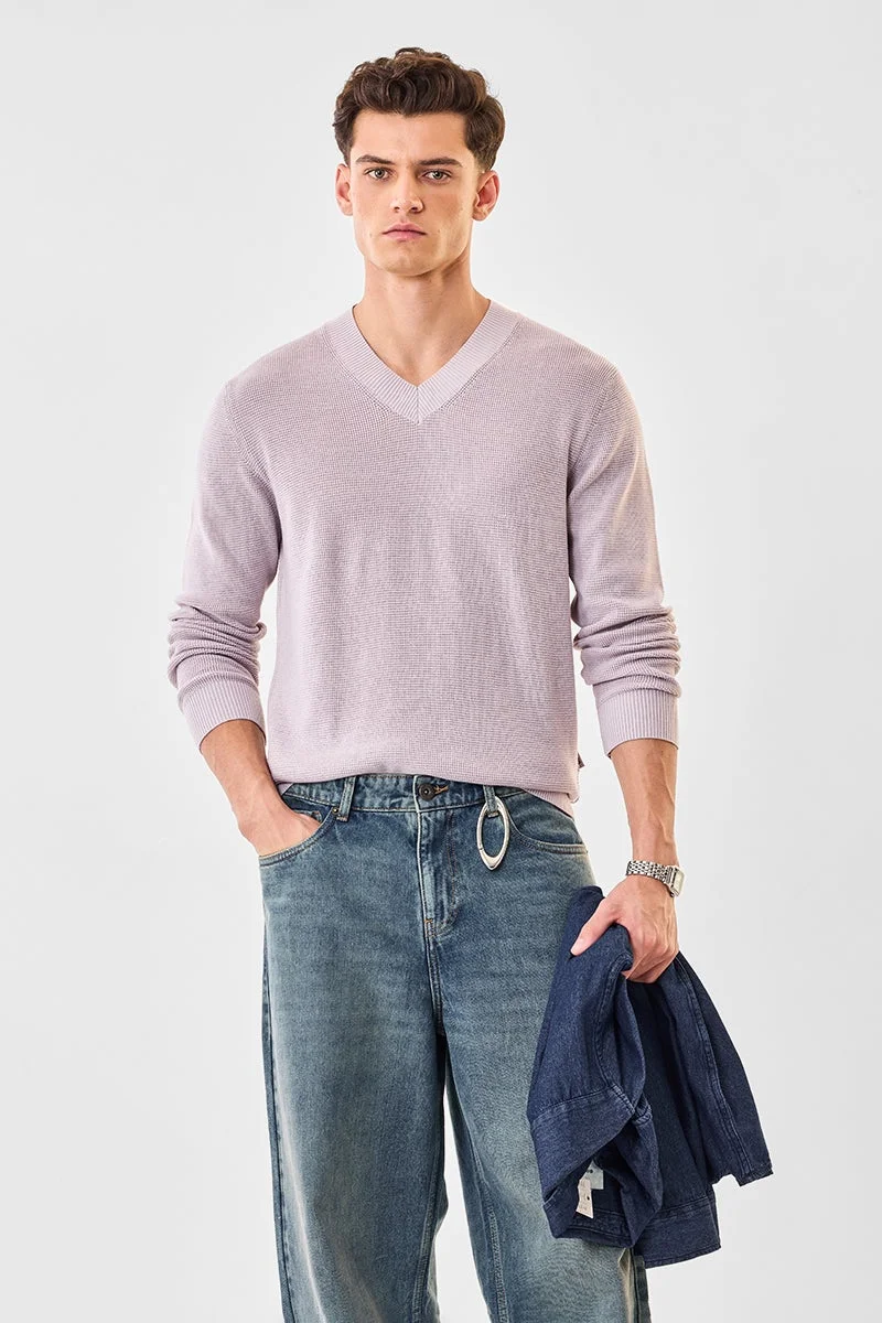 SNITCH V Neck Full Sleeve Sweater