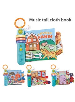 Generic Sound And Light Baby Cloth Book Early Education Enlightenment Educational Toys Tear 0-6 Months To Appease Pop-up Book-Color:Music Cloth Book/ocean/sound Effects  - Image 2